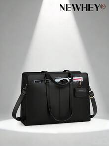 Túi đựng laptop nữ 15.6 inch, túi xách công sở chống thấm nước bằng da PU, túi đeo vai, túi đựng tài liệu công sở, túi đi học. - Nhiều màu - Xem 11