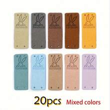 5/10/15 chiếc Thẻ thỏ thủ công, Thích hợp cho Nhãn thủ công, Thẻ may đáng yêu cho Mũ, Đồ đan, Đồ trang trí, Túi quà tặng, Nhãn thủ công - Nhiều màu - Xem 18