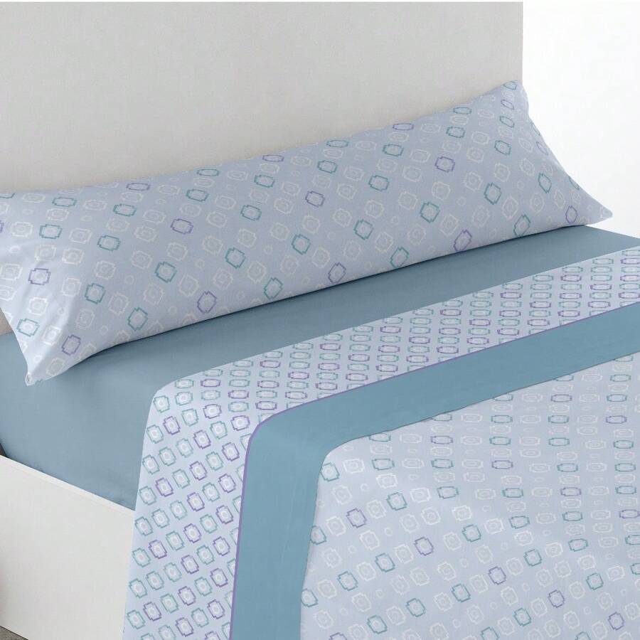 Pyrenees Sheet Set, 3 Pieces – Thermal Winter Bedding, 100% Polyester, 120 G | Fitted Sheet, Flat Sheet, And Pillowcase | For 90/105/135/150 Cm Beds | Soft Touch | 24/48 H Delivery - 扎亞斯.阿祖爾 - 查看 1