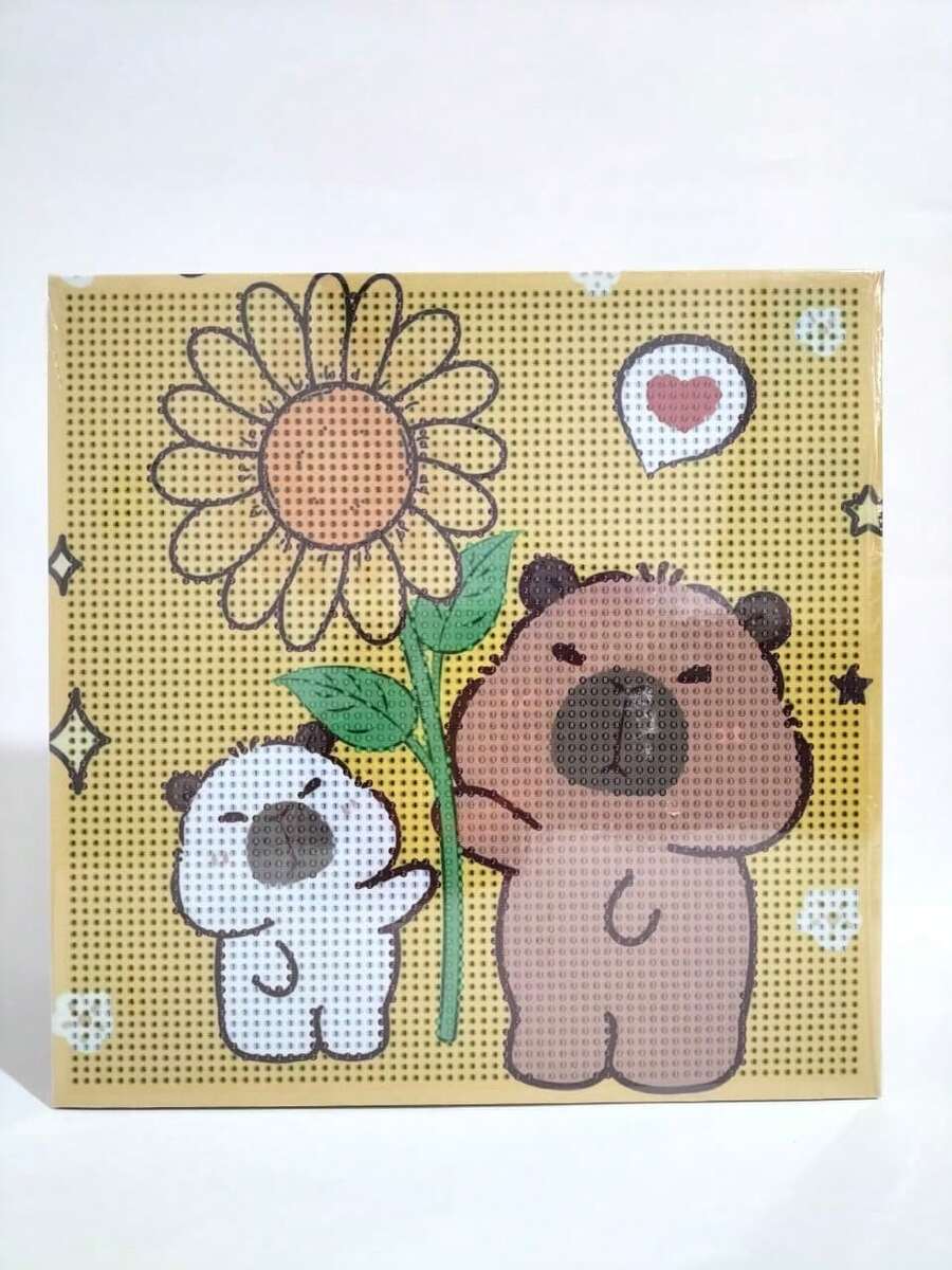 Kids Paint-By-Number Kits - 向日葵黃 - 查看 1