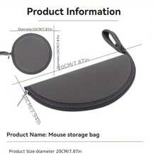 1 Túi đựng chuột di động, Túi đựng chuột máy tính tiện dụng khi đi du lịch, Chất liệu vải bền chắc với khóa kéo an toàn, Túi đựng đồ kỹ thuật số di động có ngăn đựng chuột và tai nghe - Túi đựng đồ đa chức năng nhỏ gọn cho du lịch, dây cáp và phụ kiện - Hộp đựng sạc bằng cao su và polyester bền chắc, Túi đựng đồ du lịch cho nam và nữ, Túi đựng sạc, Đồ dùng du lịch, Đồ dùng du lịch trên tàu biển, Đồ dùng du lịch nghỉ dưỡng, Đồ dùng du lịch - Xem 6