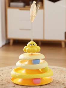 Đồ chơi cho mèo đa năng - Gậy xoay hình bạch tuộc, đồ chơi mới cho mèo, gậy trêu chọc và bóng lăn cho mèo, dụng cụ mài móng giáo dục, đồ chơi tương tác cho mèo, giúp mèo cưng vui chơi, giải tỏa sự nhàm chán, mang tính giáo dục và giải trí. - Nhiều màu - Xem 11