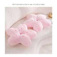 WmyMcfE 1-Pack Cute Cherry Petal Pillows Sofa Bedroom Tatami Living Room Pillow Flower Back Cushion , Halloween.Thanksgiving Gift - 40*40 粉紅色 - 查看 4