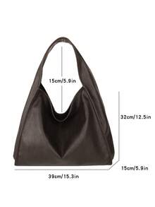 豹纹女士手提包，简约休闲大容量托特包，工作包，单肩/腋下包（学院风） - 彩色 - 查看 18