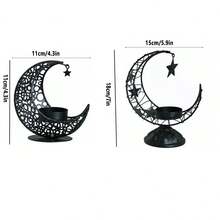 1pc Middle Eastern Crescent-Shaped Metal Incense Burner, Tabletop Incense Holder, No Electricity Required - Multicolor - View 3