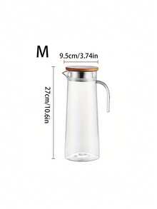 1pc Water Pitcher With Lid & Spout - Hot/Cold Beverages, Heat-Resistant, Ideal For Iced Tea, Lemonade, Refreshments - Multicolor - View 16