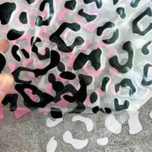 2张（5.9*5.9英寸）金属贴纸，豹纹汽车贴纸，奶牛纹墙贴，黑色几何车身贴花，后视镜贴纸，汽车配件，汽车装饰，金属贴纸，汽车贴纸，汽车贴花 - 貼紙 - 查看 9