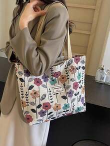 大容量斜挎包，新款INS风帆布手提包，通勤手提包，女士大容量斜挎包，新款INS风帆布手提包，通勤手提包 - 彩色 - 查看 14