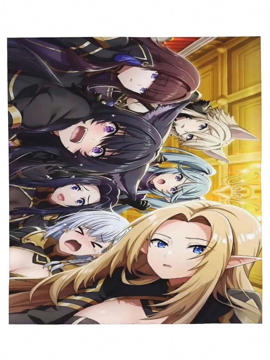 The Eminence In Shadow Blanket Soft Cozy Warm Throw Blanket Bedroom Sofa Decorations All Seasons Blankets - màu đen - Xem 1