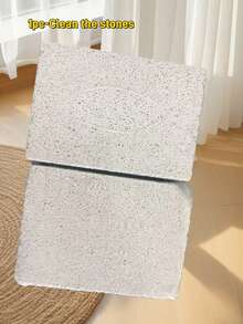 Volcanic Stone Cleaning Brush - Effective For Kitchen Cleaning, Also Suitable For Toilet Cleaning, Bathroom & Bathtub Cleaning, Christmas & New Year Cleaning, Barbecue Tool Cleaning, Outdoor Camping And Picnic - Light Grey - View 13