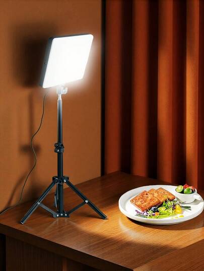 55厘米/21.65英寸可调节三脚架，防缠绕LED自拍灯，10英寸LED环形自拍灯，USB供电，适用于Vlog、摄影、直播和化妆，Vlog配件 | 时尚三脚架 | 高度可调节，手机三脚架，母亲节春季礼物