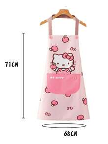 SANRIO 粉色和黄色PVC厨房围裙，带口袋，表面光滑，防滑设计，适合居家烹饪。厨房围裙 | 可爱设计 | 带储物口袋，厨房用品，厨房配件。 - 彩色 - 查看 3