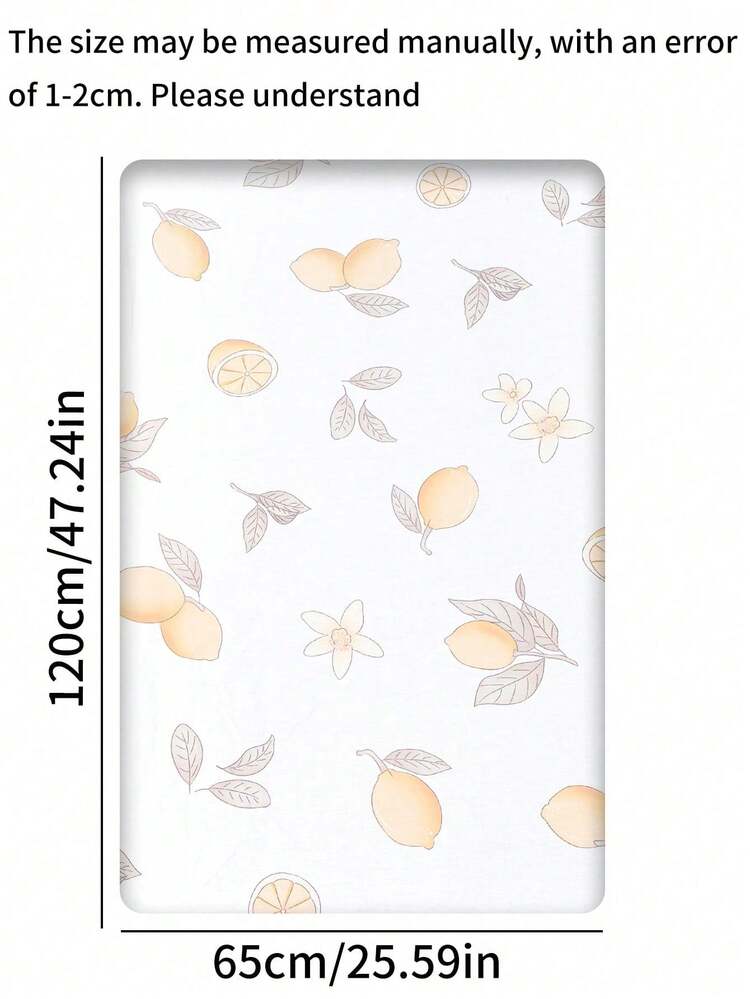 1件婴儿印花床单，透气防水床垫罩，高弹力全包裹设计，四季皆宜，新生儿佳礼 - 嬰兒印花床單 - 查看 3