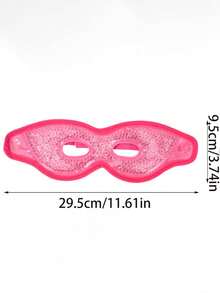 1/2 piezas Máscara de ojos de gel hueca, máscara de ojos para compresas frías/calientes, material suave apto para viajes y descanso - Multicolor - Ver 4