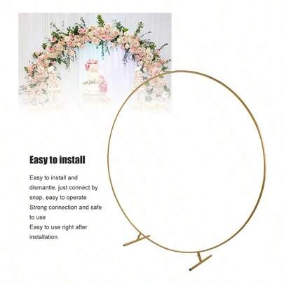 Arco De Globos Bases Redondo Para Decoracion Fiesta 2m