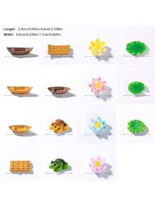 4/5/15 Stücke realistische schwimmende Boot Deko, geeignet für Aquarien, kann natürliche Atmosphäre oder Landschaftsdesign zu Ihrem Fischbecken hinzufügen - Fröhliches Aquarium - Übersicht 12