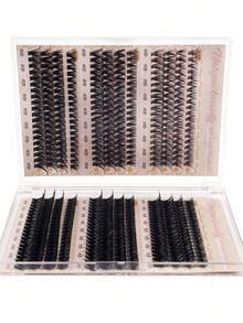 480Clusters Individual Cluster Lashes DIY Lash Extension Crossed Wispy Soft Daily Cluster Lashes Thin Band Natural False Eyelashes Lash Clusters, Eyelash Clusters, Individual Eyelashes, Lashes, Fake Lashes - D - View 2