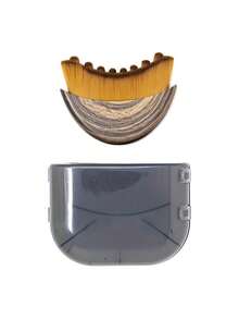 2 PCS Lymphatic Contour Face Brush, Manual Lymphatic Drainage Massager, Natural Makeup Brushes With Durable Soft Bristles, Hypoallergenic Ergonomic Facial Cleansing Brush For Sculpting - Multicolor - View 13