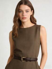 Thắt lưng nữ khóa hợp kim vàng tối giản, đa năng, dây đeo mảnh thời trang, phù hợp cho đi làm, hẹn hò, thường ngày, thể thao, công sở - Phù hợp cho mùa xuân, hè, thu, đông, có thể phối với quần jeans, chân váy, đầm, món quà lý tưởng cho ngày Valentine, sinh nhật, kỷ niệm. - Nhiều màu - Xem 2