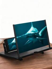 12英寸高清手机屏幕放大器，178°广视角稳定设计，沉浸式观看体验，适合在家、旅行或办公室观看电影、视频和玩游戏，兼容所有智能手机，便携轻巧，随时随地娱乐和工作。 - 均碼 - 查看 7