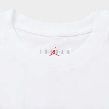 Jordan 男士 AS M J FLT SCRIPT BOXY SS CREW 短袖T恤，针织圆领T恤 TIF3015-100 - 白色 - 查看 3