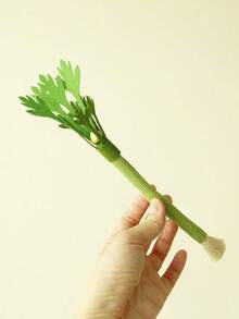 1pc Pesian Cat Mint Toy, Scallion, Cilantro, Carrot Cat Toy, Realistic Vegetable Chew Toy For Self-Play And Teeth Grinding, Pet Toy - Multicolor - View 9