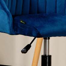 Swivel Office Chair, Height Adjustable, Lounge Chair, Office Chair, Blue With Ergonomic Design - Royal Blue - View 8