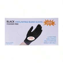 50/100pcs Disposable Black Household Nitrile Gloves, Waterproof, Waterproof, Super Elastic, Suitable For Car Repair, Beauty, Hairdressing, Tattooing, Barbecue, Food Preparation, Cleaning - One Size Fits All - View 10