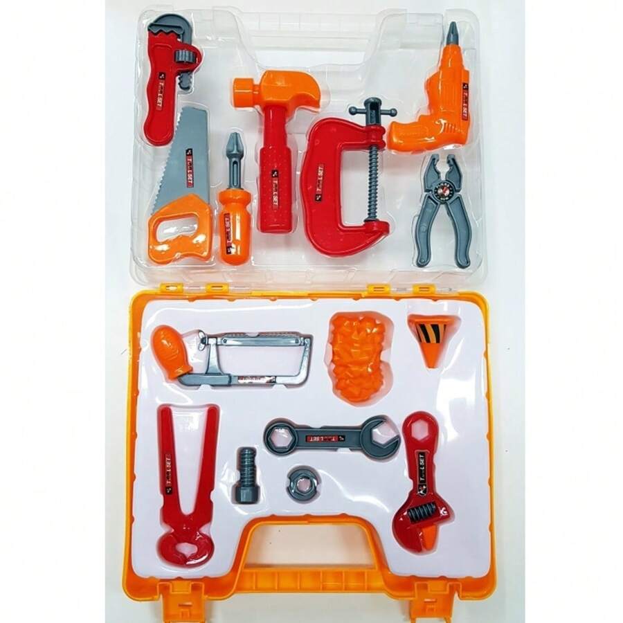 OISE ART STORE Valigetta Set 15 Pezzi Attrezzi Da Lavoro Trapano  Crick Pinza Morsetto - - Multicolore - Visualizzare 1