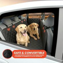 Dog Car Seat Cover Heavy Duty 4 Layer Seat Cover Hammok 600D, Non-Slip, ScratchProof, Waterproof, Universal Fit For Cars, Trucks & SUVs, Protects Against Spills, Dirt & Damage - Default - View 7