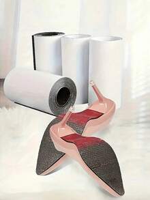 1pc High Heel Non-Slip Pad, Noise Reduction Customizable Shoe Bottom Protector, Wear-Resistant Self-Adhesive Anti-Slip Mat, Extend Anti-Slip Sticker Life - Multicolor - View 4