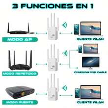 Repetidor Wifi Amplificador Señal 300mbps - Blanco - Ver 2