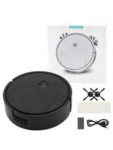 "New Sweeping Machine With 360° Obstacle Avoidance: Perfect For Busy Households - Let Technology Take Care Of Your Cleaning!" - White - View 3