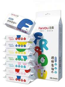 Toallitas húmedas de limpieza para mascotas, toallitas húmedas portátiles de cuidado y limpieza duraderas - Multicolor - Ver 10