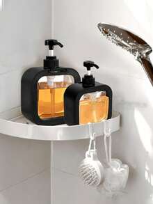 300ml Large Capacity Refillable Soap Dispenser Bottle, Reusable Bathroom Shower Gel Dispenser, Multi-Functional Cosmetic Storage Bottle, Empty Bottle, Lotion Bottle, Pump Bottle, Reusable Empty Bottle, Kitchen Dishwashing Liquid Dispenser Bottle, Shampoo Dispenser Bottle, Foaming Bottle, Foam Bottle, Dispenser Bottle, Lotion Bottle, Pump Foaming Bottle - Multicolor - View 8