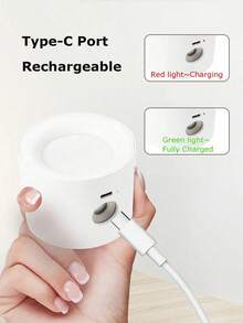 1 Stück doppelseitige magnetische Wandleuchte, 360° drehbar multifunktionale Wandlampe, RGB-Umschaltung, doppelseitige LED-Schranktür-Beleuchtung, mehrfarbig einstellbar, Touch-Fernbedienung, USB-Aufladung, dimmbar, Heimbeleuchtung, geeignet für Wohnzimmer, Schlafzimmer, Flur, Nachttisch, Lesen, Küche, Heimdekoration, Schlafzimmerwanddekoration, geeignet für Weihnachten, Thanksgiving, Neujahr und andere Anlässe - mehrfarbig - Übersicht 10