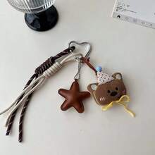 1 Piece New Fashionable Cartoon Cute Animal Keychain Pendant, Bag Ornament, Keychain Charm, Backpack Charm, Small Gift - Multicolor - View 9