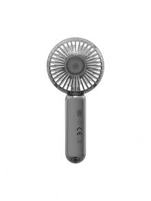 AOYI 1pc Rechargeable Handheld Mini Fan, 3-Speed Adjustable, Brushless Motor, Long Battery Life, Transparent, LED Light, USB Charging Cable - Multicolor - View 14