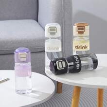 高颜值手持吸管杯 大容量 耐热 不易碎 太空杯 学生便携式运动水瓶 - 彩色 - 查看 4