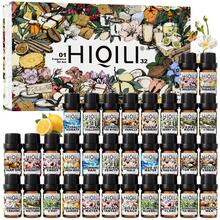 HIQILI 32瓶香氛精油套装，持久留香，5毫升*32瓶，母亲节、父亲节、生日礼物佳选，DIY香氛蜡烛和香囊，自制香皂，净化空气，香薰精油，适用于香薰机、衣物烘干球、酒店卧室、卫生间等场所，方便携带。 - 多樣化香型 - 查看 2