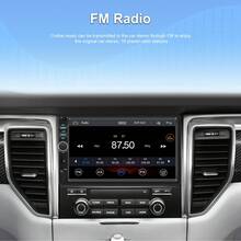 1Din 7" Retractable Screen HD Car MP5 Player BT Car Radio Supports FM BT USB Phone Mirror-Link - A - Xem 4