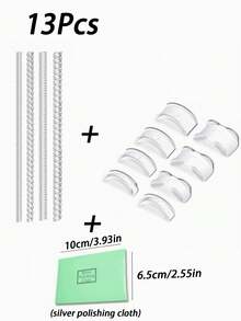 Resin Ring Sizer Invisible Ring Size Adjuster Pads For Loose Rings, Fits All Finger Sizes, Invisible Ring Adjuster For Loose Rings - Multiple Finger Sizes, Comfortable Protective Ring Adjustment - Transparent Fastener Size Adjustment Tool Jewelry Protection Sleeve For Loose Rings, Fits Any Ring Of Various Sizes Ring Adjuster, Suitable For Women - Multicolor - View 15