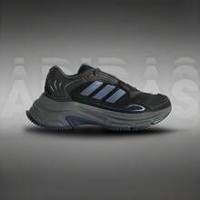 Adidas 女士耐穿复古休闲运动鞋 - 黑色 - 查看 1