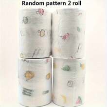 Approximately 400 Sheets Of Tissue Paper, 2 Rolls Of Disposable Kitchen Paper Towels, Kitchen Cleaning Paper Towels, Slouchy Person's Cleaning Cloth, Degreasing Paper Towels For Washing Dishes, Kitchen Supplies, Party Supplies, Holiday Party, Cleaning Supplies - Random - View 8