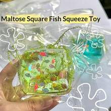 1个梦幻水下挤压玩具，水感减压透明硅胶挤压玩具，创意生日礼物，适合青少年减压玩具 - 减压玩具 - 生日礼物 - 节日礼物 - 复活节礼物 - 圣诞节礼物 - 彩色 - 查看 2