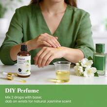 EVOKE OCCU 茉莉精油，100毫升/30毫升/10毫升装，茉莉精油，可用于沐浴、DIY香水、清洁、空气清新、放松、提神，也可用于香薰、加湿器、护肤、按摩、蜡烛和肥皂制作。 - jasmine - 查看 6