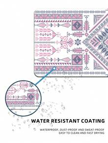 图案桌垫，适用于家庭和办公室的加长型大型鼠标垫、大型游戏鼠标垫、笔记本电脑键盘垫，底部采用防滑橡胶材质，边缘缝合加固。 - 彩色 - 查看 7