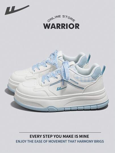  Warrior Women's Board Shoes Spring And Autumn Comfortable Modest Style Casual Yet Sleek Sneakers Applicable Throughout The Year Wear-Resisting All-Day Wear Training Sneakers Running Shoes