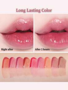 L'EAU TINT 01 茉莉女神唇釉，自然可爱闪亮唇釉，多功能唇油/唇彩/润唇膏，滋润不粘腻，日常妆容，韩国化妆品，节日礼物，母亲节礼物，4.5克/0.158盎司 - #01 GARDENIA - 查看 6