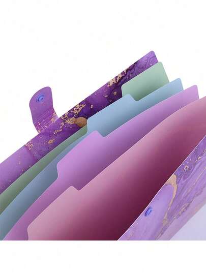 1 szt. Wielokolorowy organizer na teczki, odpowiedni do klasyfikacji plików uczniowskich, przechowywania dokumentów, artykułów biurowych, umów, archiwów, nut, odpowiedni dla uczniów szkół średnich